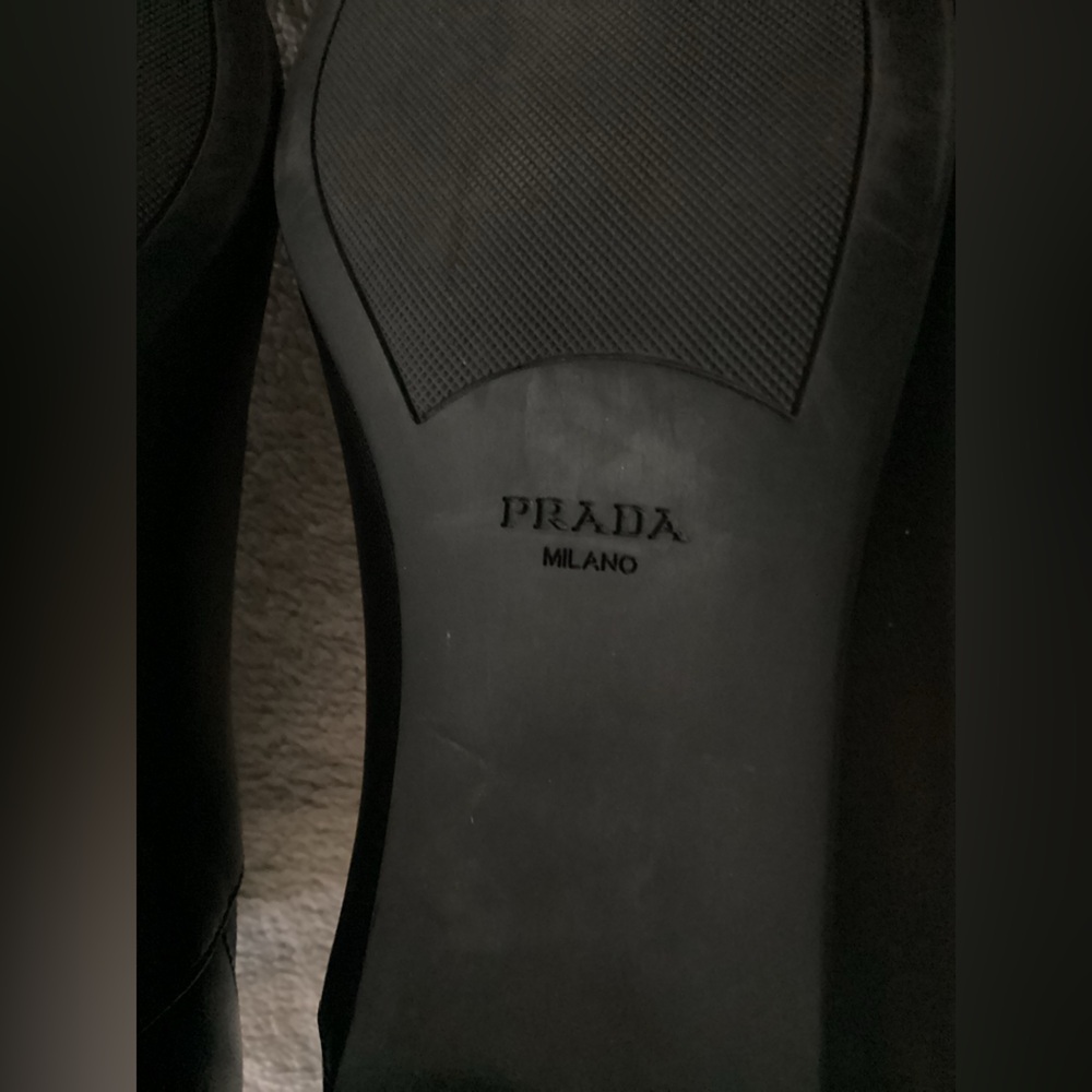 Prada Black Ankle Chelsea Ladies Boots - Picture 8 of 14